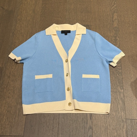 Zara blue and gold button set - Picture 4 of 7